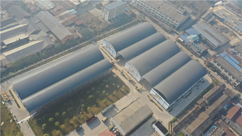 江蘇連雲港拱形屋面工程竣工