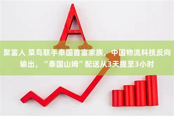 聚富人 菜鸟联手泰国首富家族，中国物流科技反向输出，“泰国山姆”配送从3天提至3小时